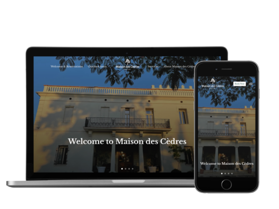 Eksempel på nettside som koster mellom kr 25-50 000