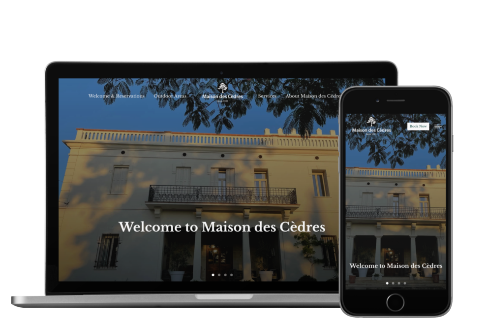 Eksempel på nettside som koster mellom kr 25-50 000